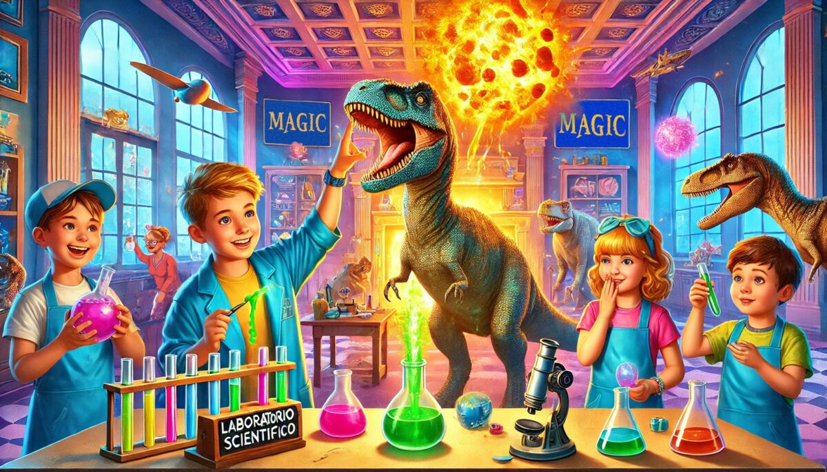 Laboratorio scientifico magia e dinosauri 1 - Sicilia in Miniatura